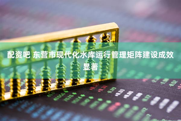 配资吧 东营市现代化水库运行管理矩阵建设成效显著